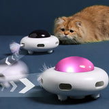 Electronic UFO Cat Turntable Toy