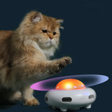 Electronic UFO Cat Turntable Toy