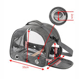 Transparent Pet Backpack Carrier (Breathable Design)
