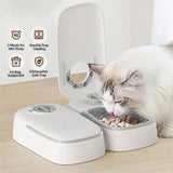 Smart 2-Meal Automatic Pet Feeder – Dual Bowl Timed Dispenser