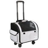 Pet Trolley Rolling Luggage Carrier – 4-Wheel Travel Stroller