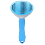 Self-Cleaning Pet Hair Remover Brush – Easy Press Grooming Comb