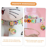 Floral Reflective Pet Harness Set