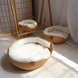 Bamboo Cozy Pet Nest Bed