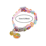 Floral Reflective Pet Harness Set