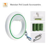 Dual Leash Poop Bag Dispenser Belt
