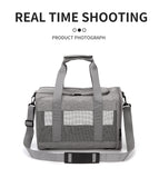 Soft Breathable Pet Carrier Bag with Honeycomb Support Board