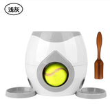 Automatic Food-Dispensing Interactive Tennis Dog Toy Ball