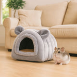Soft Velvet Hamster Winter Nest House