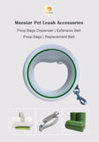 Dual Leash Poop Bag Dispenser Belt