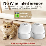 Smart 2-Meal Automatic Pet Feeder – Dual Bowl Timed Dispenser