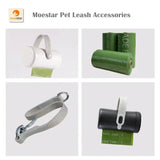 Dual Leash Poop Bag Dispenser Belt