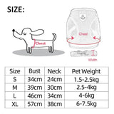 Adjustable Mesh Pet Harness & Leash Vest