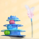 Triple Disc Interactive Cat Toy