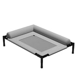 Breathable Elevated Pet Bed with Headrest