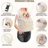Large Capacity Pet Chest Backpack Carrier – Outdoor Travel Bag