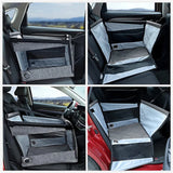 Portable Mesh Pet Car Seat Carrier – Waterproof Travel Basket