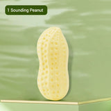 TPR Peanut Squeaky Chew Toy – Vegetable Series for Dogs