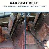 Adjustable Pet Car Safety Belt – Headrest Attachment