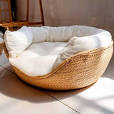 Bamboo Cozy Pet Nest Bed
