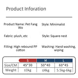Ultra-Soft Cat & Dog Cushion Bed