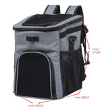 Pet Bike Basket Carrier Backpack – Detachable Travel Bag