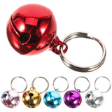 6PCS Stainless Steel Pet Collar Bells (Gold Decor Pendants)