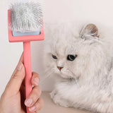 Long Handle Pet Hair Remover Brush – Reusable Grooming Tool