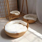 Bamboo Cozy Pet Nest Bed