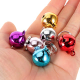 6PCS Stainless Steel Pet Collar Bells (Gold Decor Pendants)
