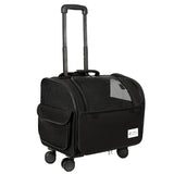 Pet Trolley Rolling Luggage Carrier – 4-Wheel Travel Stroller