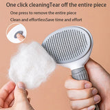 Pet Grooming Brush – Dog & Cat Hair Remover Comb