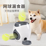 Automatic Food-Dispensing Interactive Tennis Dog Toy Ball