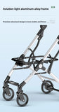 Foldable Pet Stroller with Wheels – Outdoor Travel Carrier