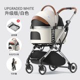 Foldable Pet Stroller with Wheels – Outdoor Travel Carrier
