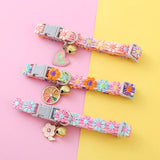Floral Reflective Pet Harness Set