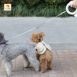 Dual Leash Poop Bag Dispenser Belt