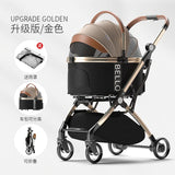 Foldable Pet Stroller with Wheels – Outdoor Travel Carrier