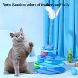Triple Disc Interactive Cat Toy