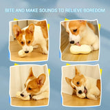 TPR Peanut Squeaky Chew Toy – Vegetable Series for Dogs