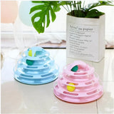 Funny Cat Triple Play Disc Toy – Interactive