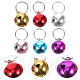 6PCS Stainless Steel Pet Collar Bells (Gold Decor Pendants)
