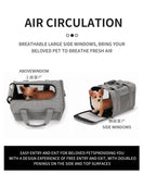 Soft Breathable Pet Carrier Bag with Honeycomb Support Board