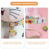 Floral Reflective Pet Harness Set