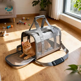Soft Breathable Pet Carrier Bag with Honeycomb Support Board