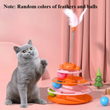 Triple Disc Interactive Cat Toy