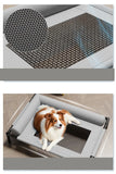 Breathable Elevated Pet Bed with Headrest