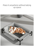 Breathable Elevated Pet Bed with Headrest
