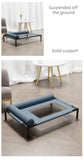 Breathable Elevated Pet Bed with Headrest