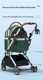 Foldable Pet Stroller with Wheels – Outdoor Travel Carrier